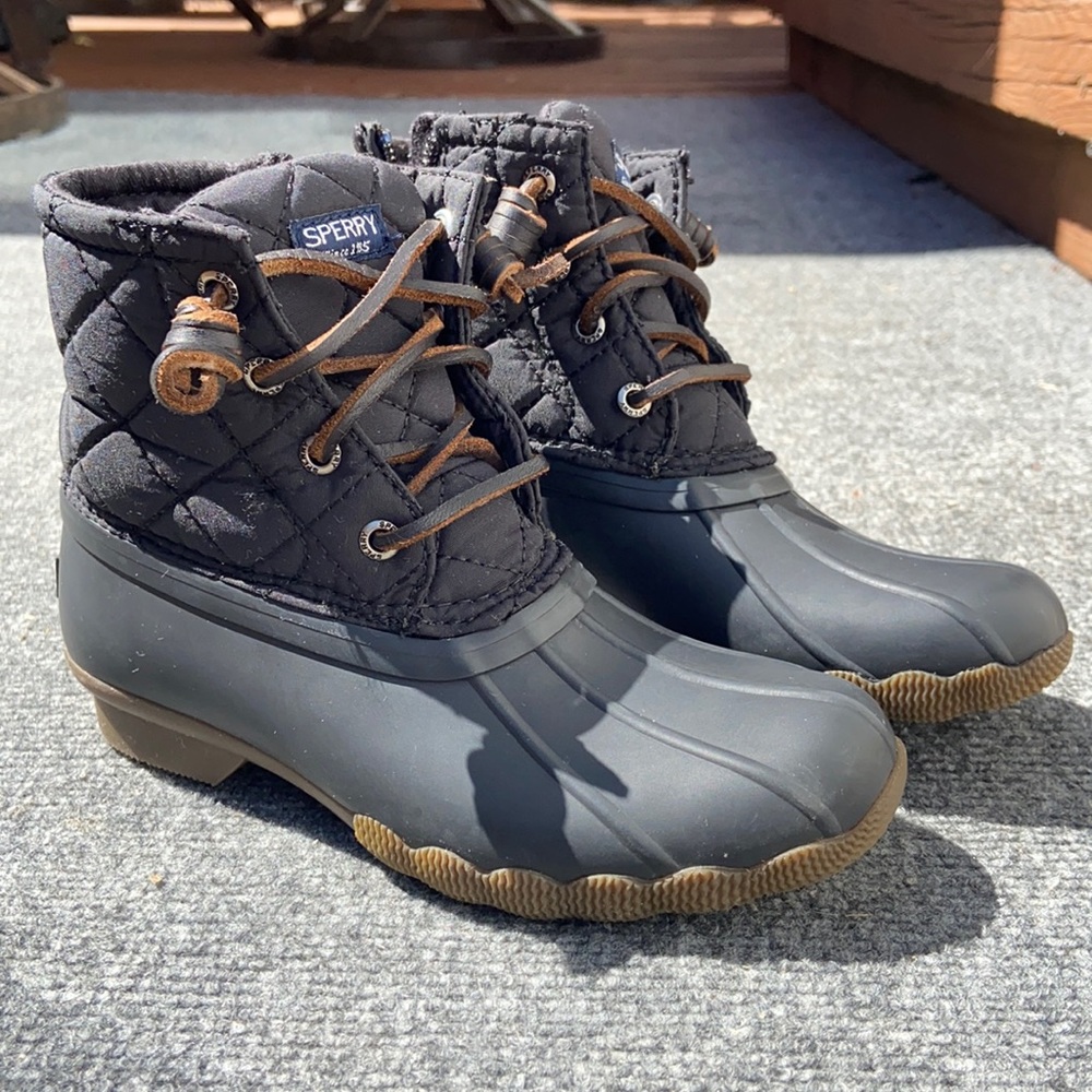 Kids SPERRY boots girls size 13m waterproof!